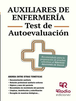 cover image of Auxiliares de Enfermería. Test de Autoevaluación. Servicio Aragonés de Salud